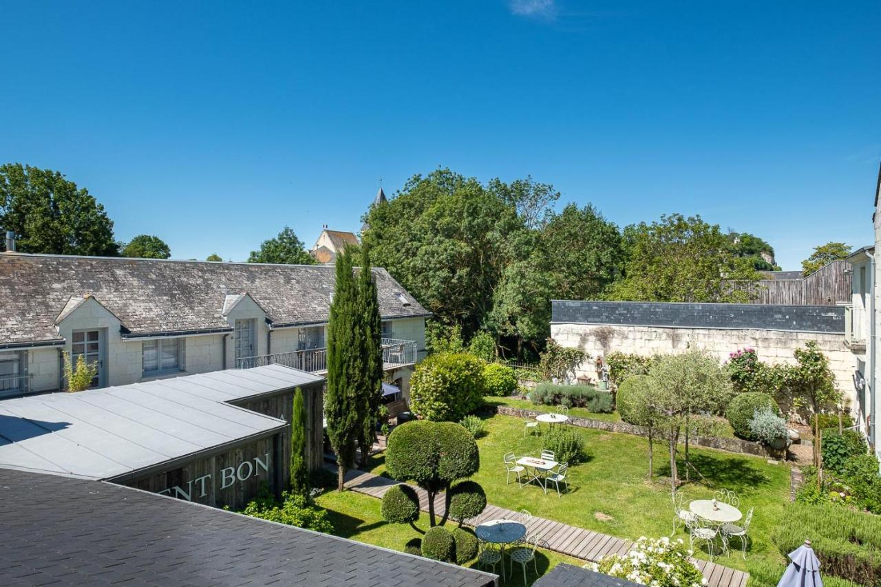 La Marine De Loire Hotel & Spa Montsoreau Exteriör bild